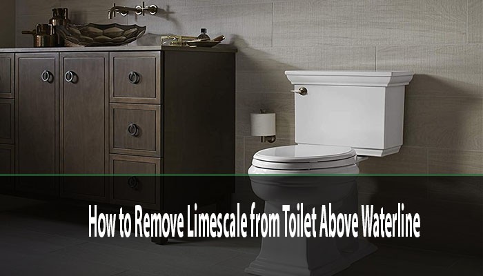 How to Remove Limescale from Toilet Above Waterline