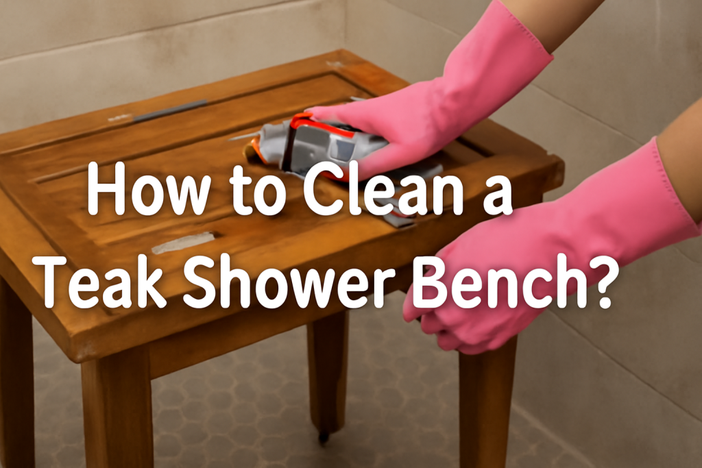 How to Clean a Teak Shower Bench?