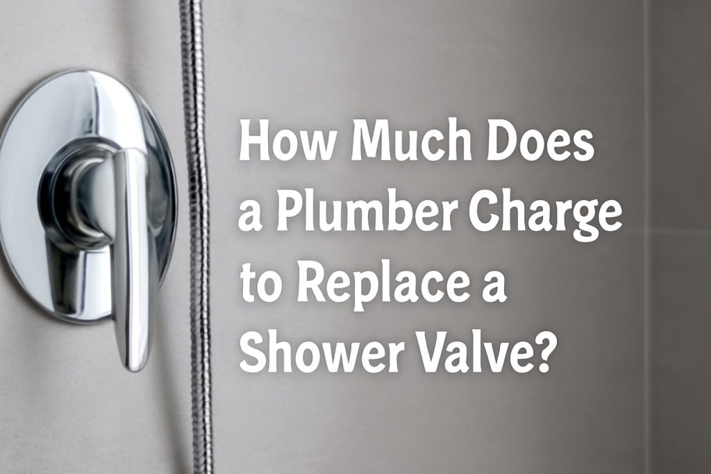 How Much Does a Plumber Charge to Replace a Shower Valve?