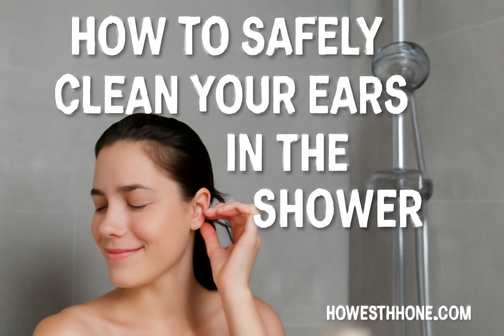 How to Safely Clean Your Ears in the Shower