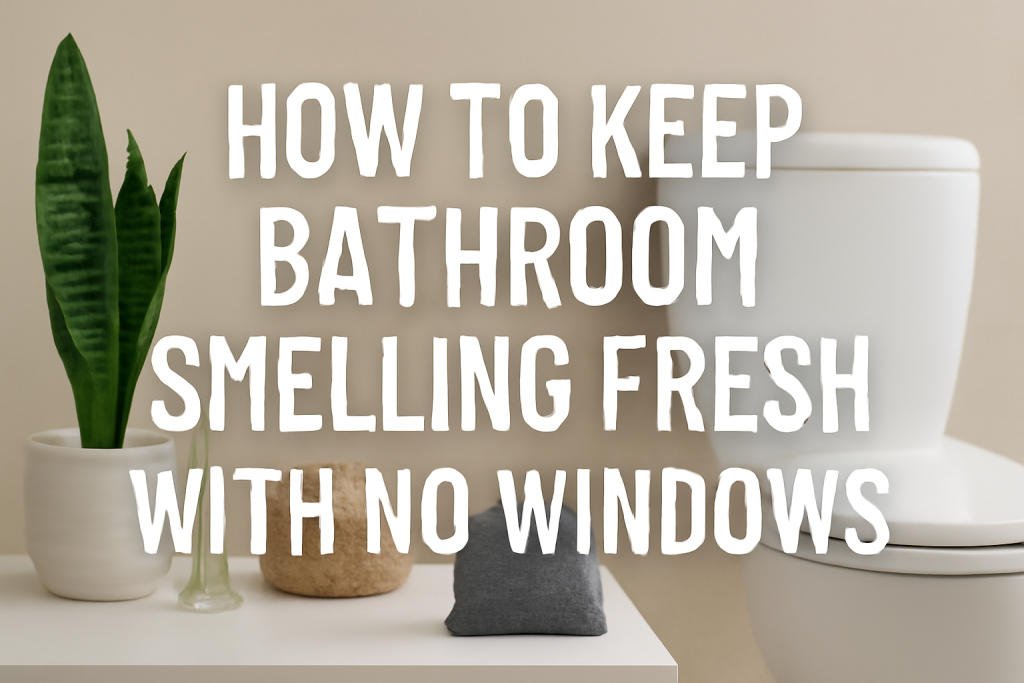 How to Keep Bathroom Smelling Fresh With No Windows?