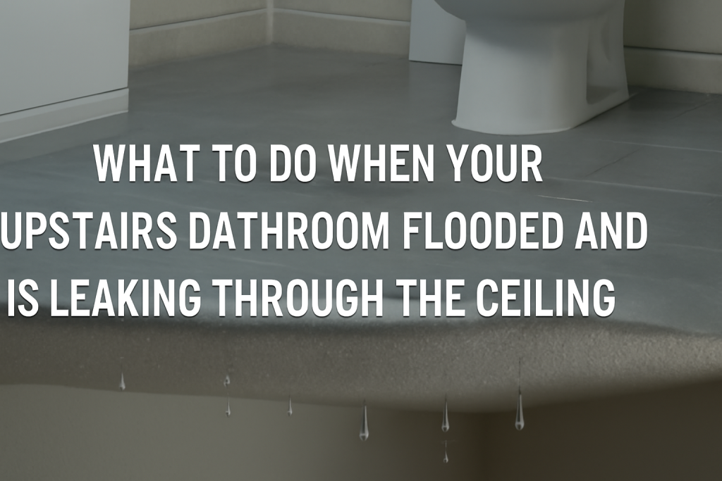 Discover the common causes of an upstairs bathroom flooding and leaking through the ceiling, such as burst pipes, faulty seals, and clogged drains. Learn simple troubleshooting tips, when to call a professional, and how to prevent future water damage.