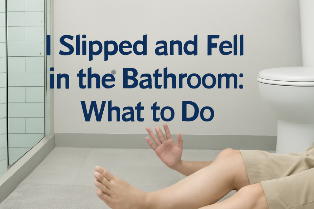 I Slipped and Fell in the Bathroom