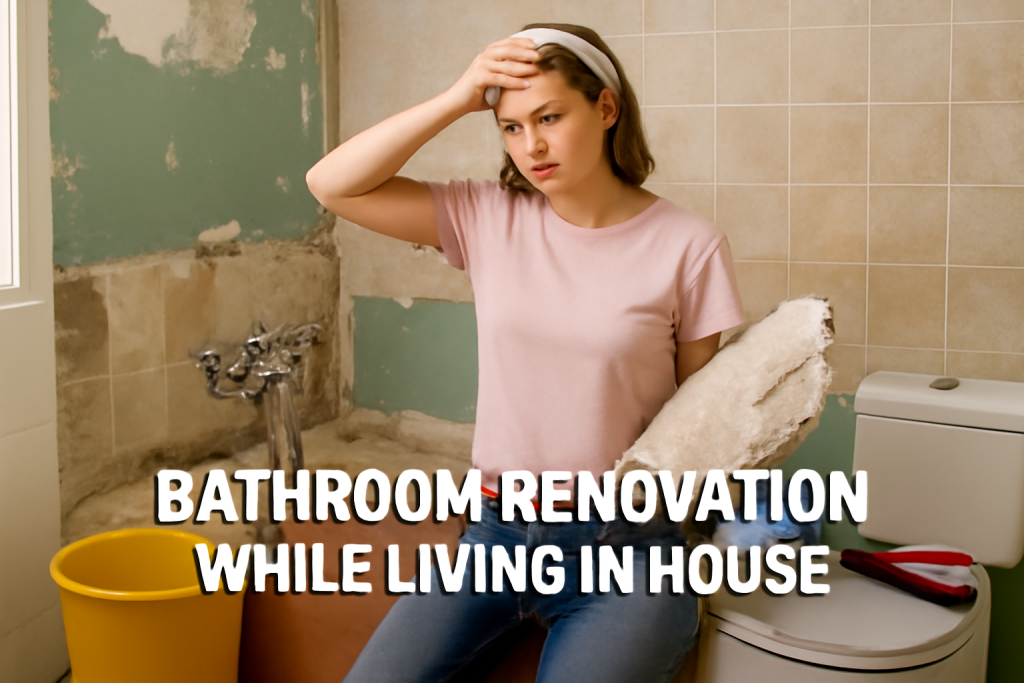 Bathroom Renovation While Living in House