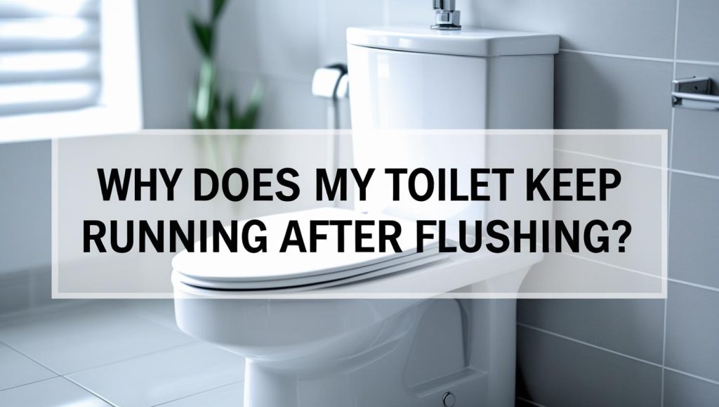 Why does my toilet keep running after flushing?