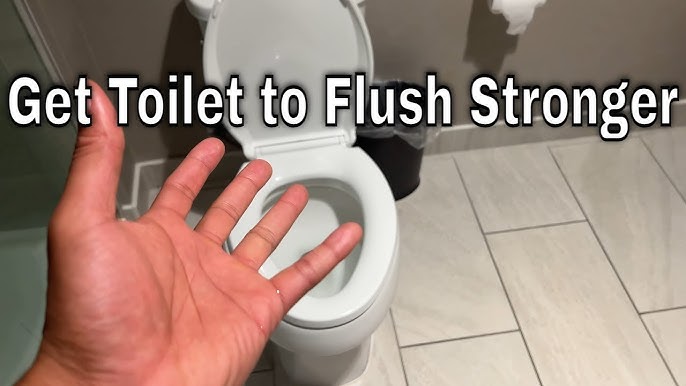 How To Make The Toilet Flush Better