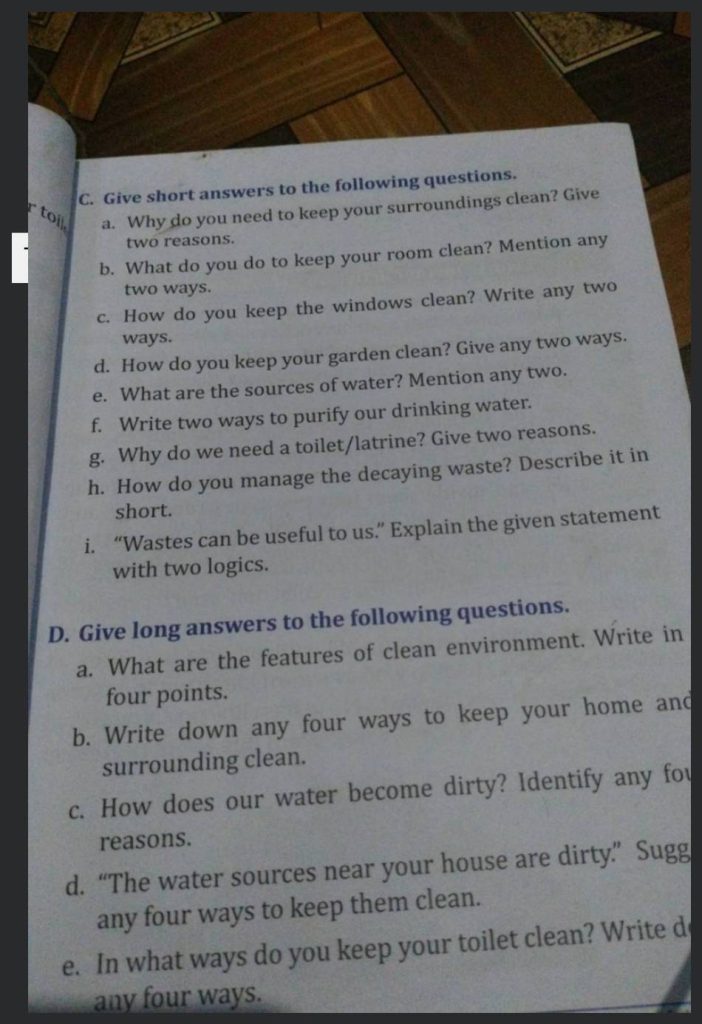 What is the Importance of Toilet Write Any Four
