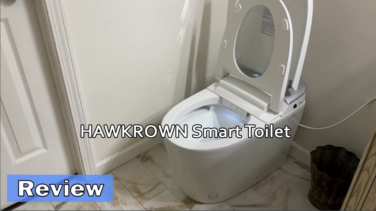 Hands performing maintenance on a smart toilet water intake valve.