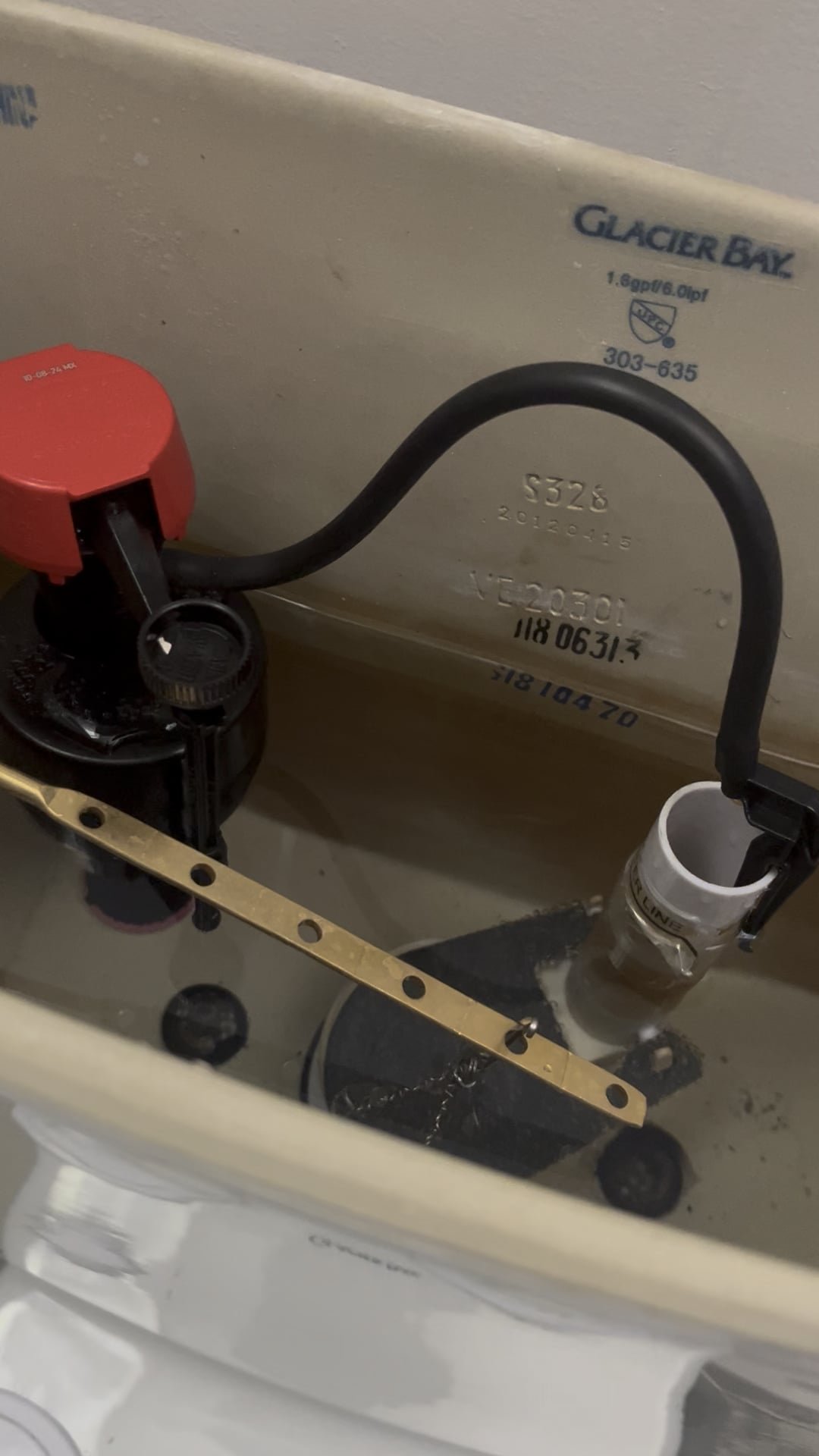 A modern, quiet toilet after troubleshooting the frequent running issues.