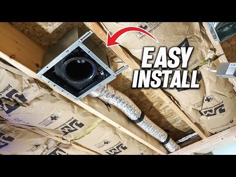 Testing bathroom exhaust fan suction by holding paper against the grille.