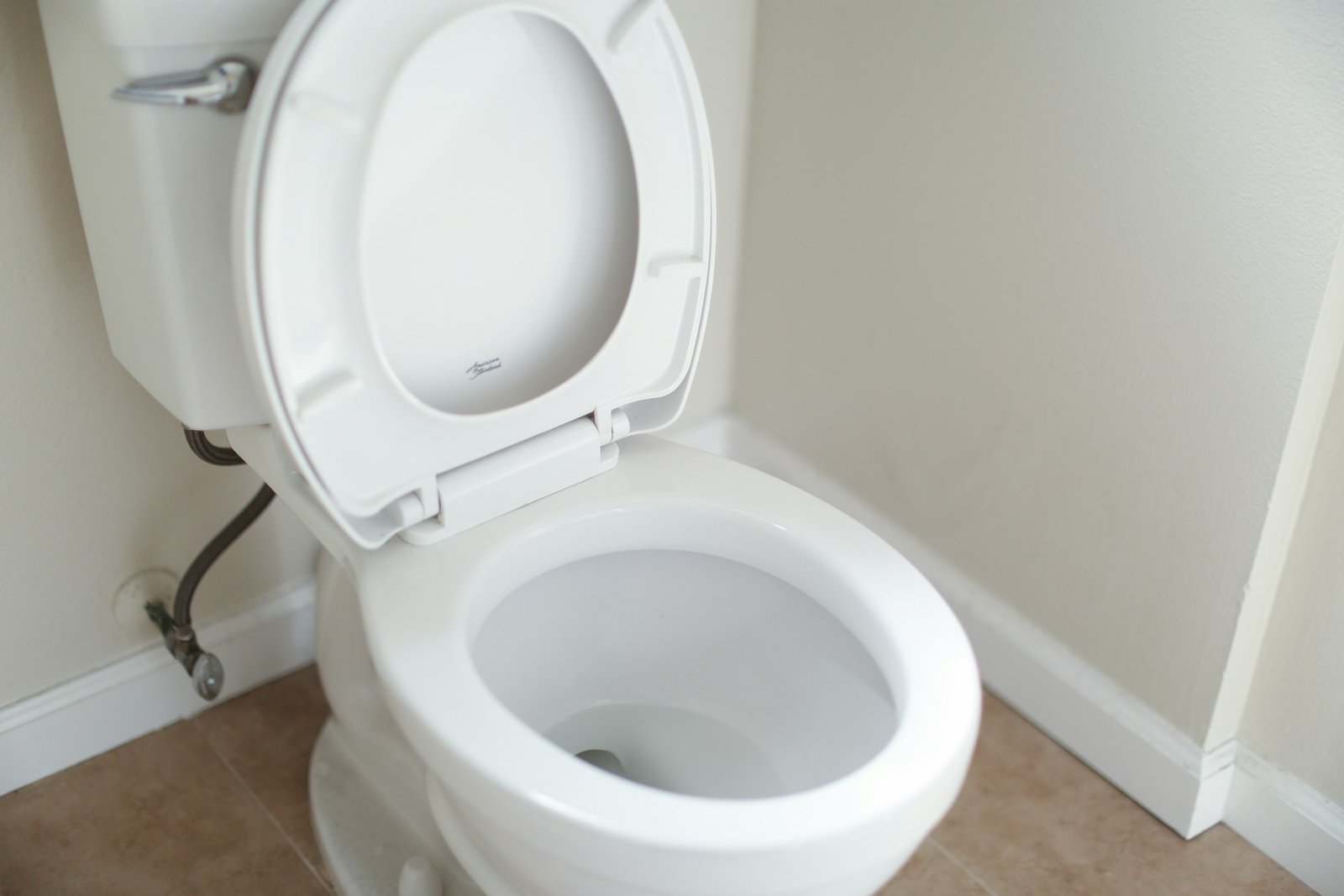 Essential tools for a toilet seat replacement project are arranged neatly on a surface.