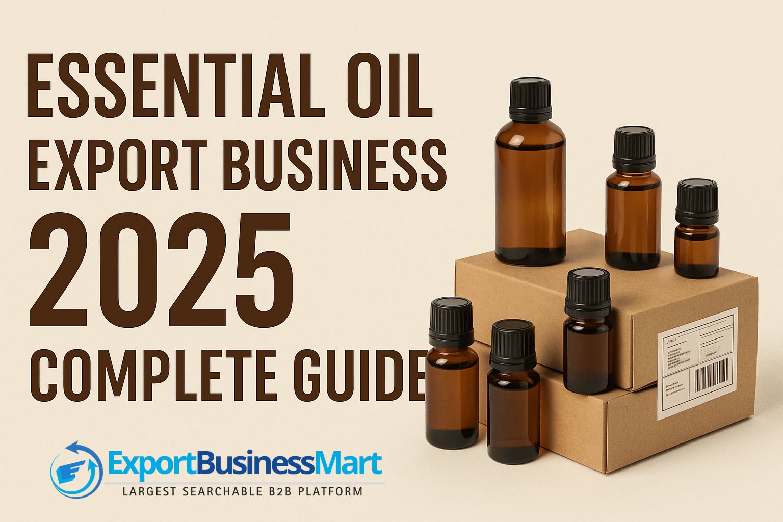 An amber essential oil bottle next to a bowl of carrier oil on a counter.