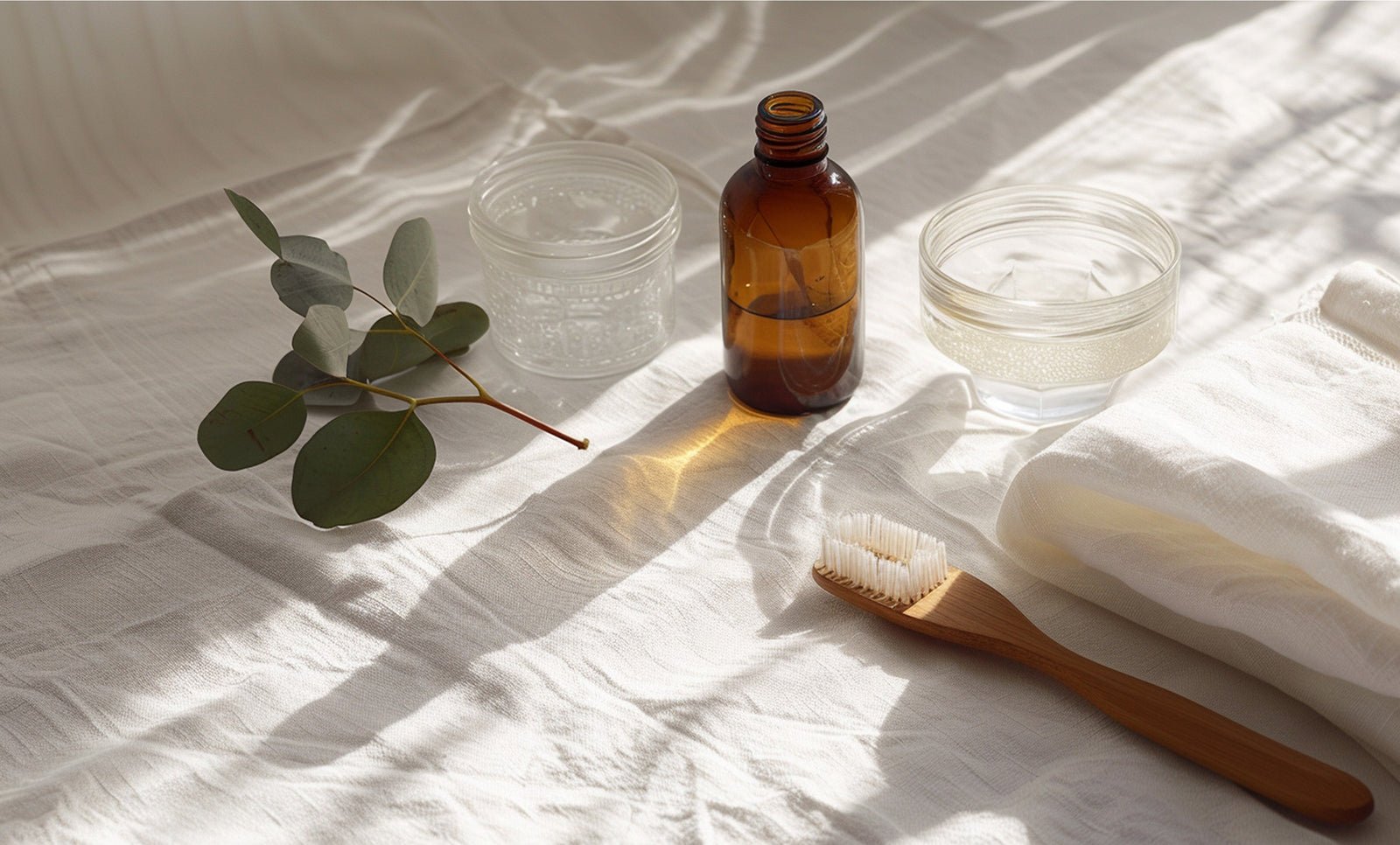 A hand reaching to turn off a diffuser to prevent essential oil irritation.