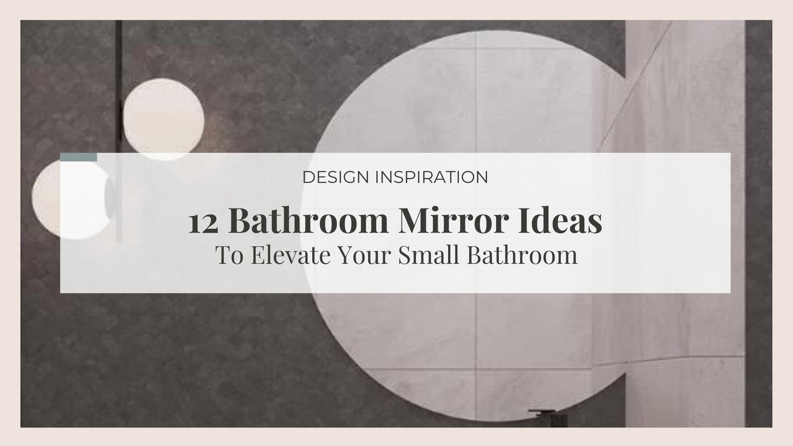 A minimalist bathroom vanity featuring organized essentials and a recessed medicine cabinet.