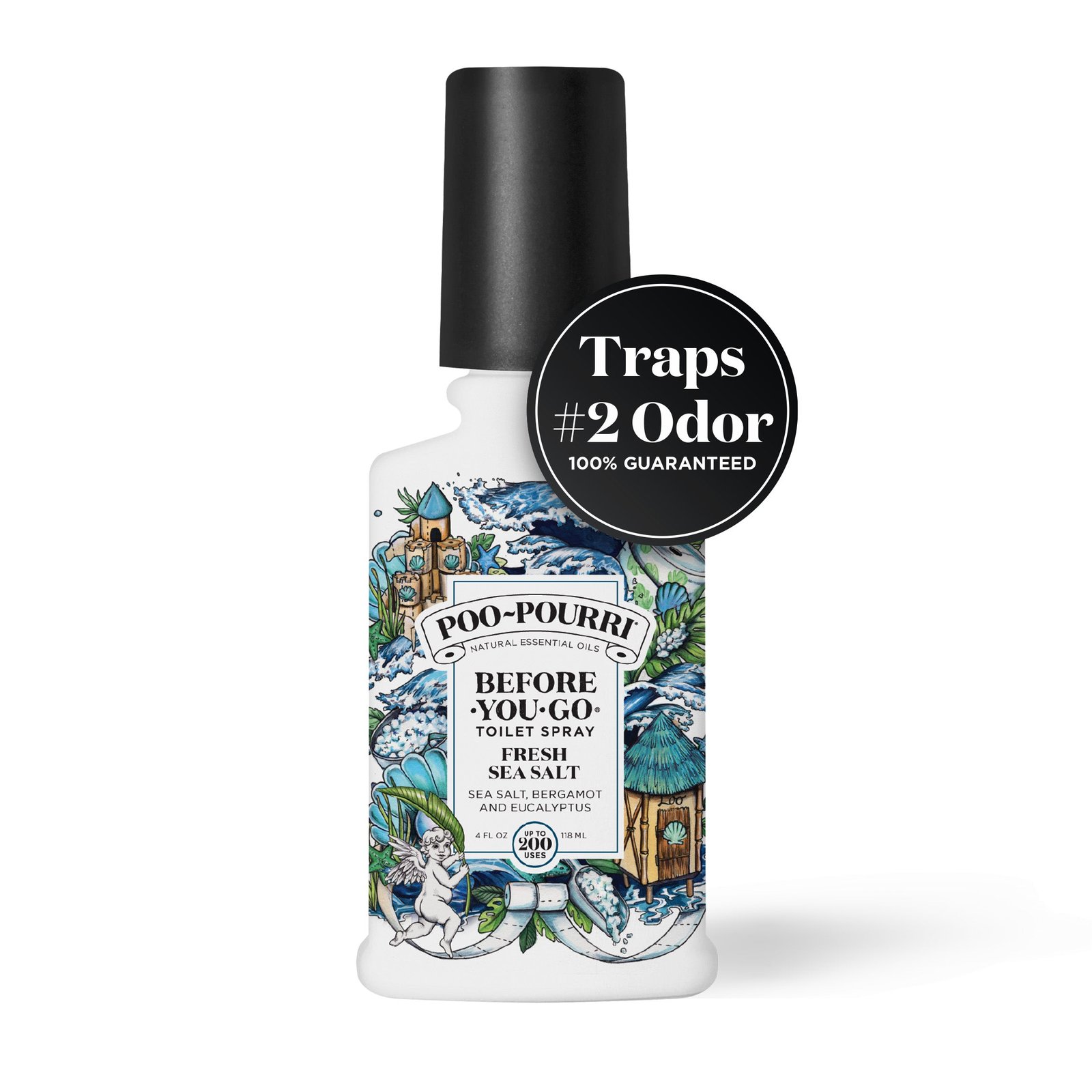 Bamboo charcoal and sodium bicarbonate powder sitting on a clean bathroom vanity surface.