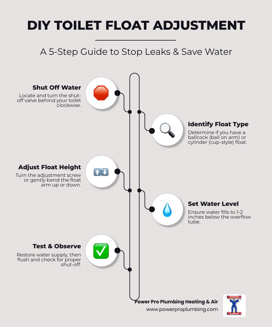 Essential plumbing tools and a replacement fill valve for home toilet repairs.