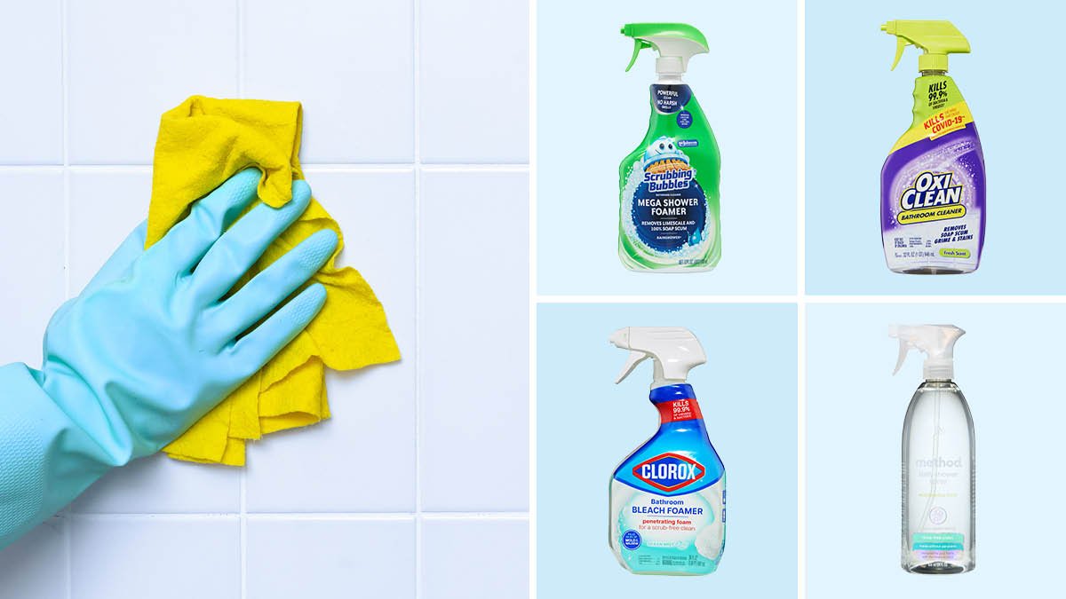 Soft microfiber cloth cleaning the glossy surface of a white fiberglass bathtub safely.