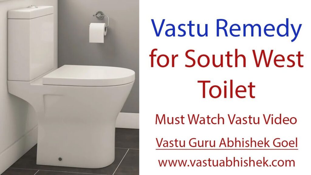 A clean, modern bathroom interior designed to balance the south west toilet direction.