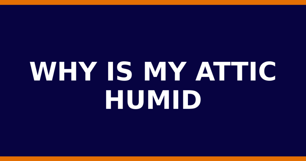 Why Is My Attic Humid
